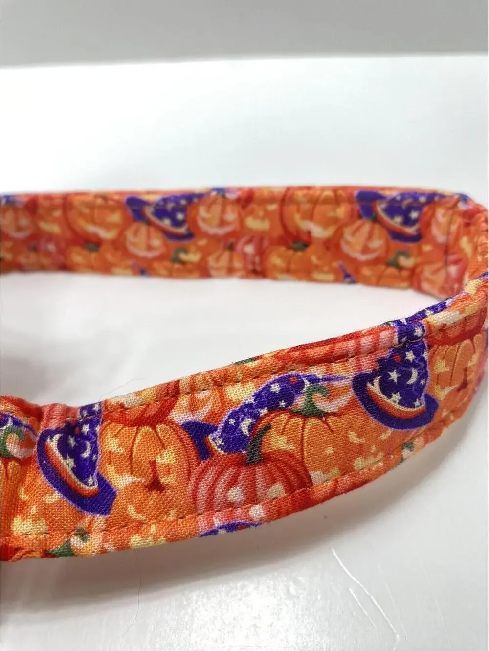 Dog Adjustable Halloween Pumpkin Collar Festive Pet Costume Accessory